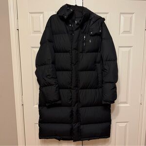 NEW! Ralph Lauren Performance Men's Black Puffer F/L Coat L